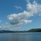 View North from bridge across Sacandaga Lake