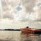 speed boat, Kings Bay, Crystal River, Florida (1992)