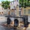 France, la Fontaine d'eau FERRUGINEUSE de 1865 à Coursan