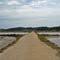 Gruissan - Aude 11 - France - chemin entre les marais salants