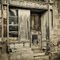 Mansac (Corrèze) - Ancienne devanture de magasin