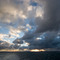 The English channel looking back at Cherbourg