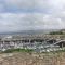 Diélette, vue panoramique du port