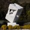 Un des ronds points avec statue, à Grasse