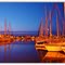 Hyères Harbor at night