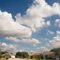 Clouds and street, Auburndale, Florida