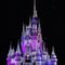 Magic Kingdom Castle , Christmas Night