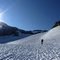 On the glacier Roches Blanches