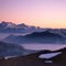 Obiou (2702m) sunset