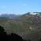 Vue sur le rebord du Vercors et le pont des Sarrasins.