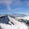 Pointe d'Uble devant le Mont Blanc