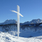 Croix givrée de la pointe des Jottis