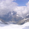 La 3800m-Mont Blanc-Ghetar alunecand incetisor