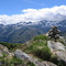 Luchon, Superbagnères, Pic du Céciré, plein sud, les Pyrénées enneigées en Août !.