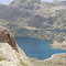 Vue sur les lacs d'Aubert et d'Aumar