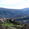 Panorama sur Gréolières - Au fond, le village de Cipières