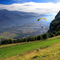 Un parapente vient de décoller