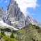 Profilo del drago, Aiguille Noire, Monte Bianco, luglio 2002