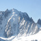 l'Aiguille Verte et les Drus ; vue aérienne