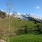 The lake under the mountain. Go below to get some nice places to eat on the aravis .