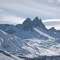 Les aiguilles d'Arves sous la neige