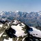 L'Oisans depuis l'aiguille de Peclet. Val Thorens.