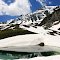 A small lake along the GR 55 in Pralognan-la-Vanoise, phoptographed in the direction of Aiguille de Polset.