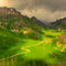 The Greenland, Зелената земя, КБН Ноември 2010, hdr, Down from Col du Galibier going to Modane, Camp des Rochiles, France