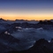 Grand Galibier, vue du sommet à l'aube