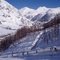 Val D'Isère from above La Daille