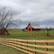 A beautiful old southern farm on a cloudy winter's afternoon.
