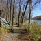 Winter's trail of peaceful solitude