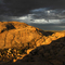 Sunset before a thunderstorm in Erongo