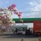 Die Tankstelle von Ruacana am Morgen des 31.10.10
