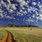 Sand desert road