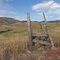 'Rock Cribs' to hold barbed wire fence posts