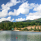 An expanse of the Pend Oreille River, from below Teal Lane.