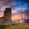 Abandoned grain elevator