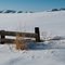 Snowscape. Pocatello mountain range in the distance