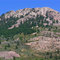 Cliffs on the face of Snow Peak, Portneuf Range
