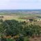 Panorama au nord west du lac, bifurcation sur Kananga à Gauche, Dibelenge à Drte