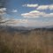 Black Rock Mountain State Park Lookout. View to the north. 黒い岩山の州立公園