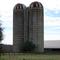 Old Grain Silos on the Farm