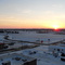 sunset in South Bloomfield Oh.