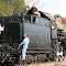 1919 AT&SF steam locomotive runs again Dec 2008, Abilene, KS, USA