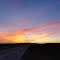 sunset, Thanksgiving Day, I-70 east of Salina, KS