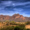 Superstition mountains From the West