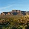 Superstition Mountains from Silly Mountain, Gold Canyon