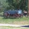 wagon at fort caspar