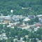 Aerial shot of downtown Lawrenceville, IL
